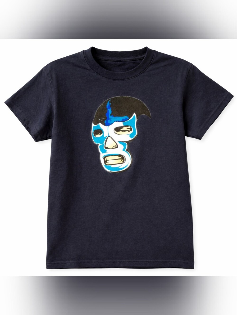 "Blue Demon Luchador Mask" Men's Graphic T-Shirt – Small–2XL